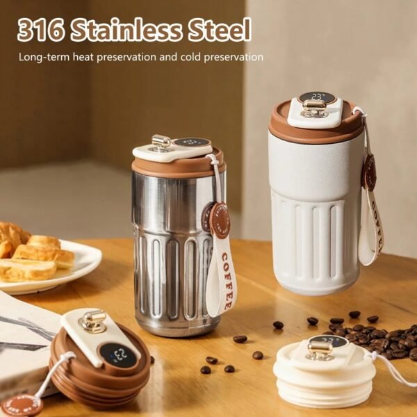 Smart Digital Vacuum Flask 450ml - Image 2