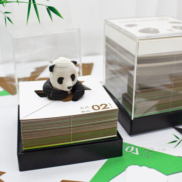 Panda Paper Carving Calendar 2025 - Image 5