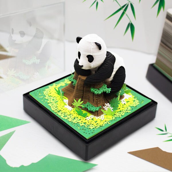 Panda Paper Carving Calendar 2025