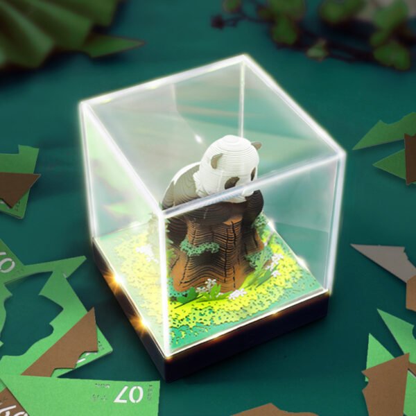 Panda Paper Carving Calendar 2025 - Image 2