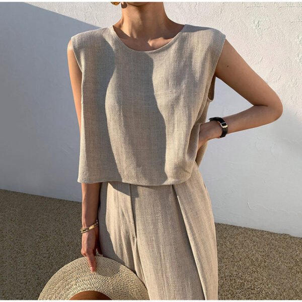 Cotton Two-piece Set - Image 8