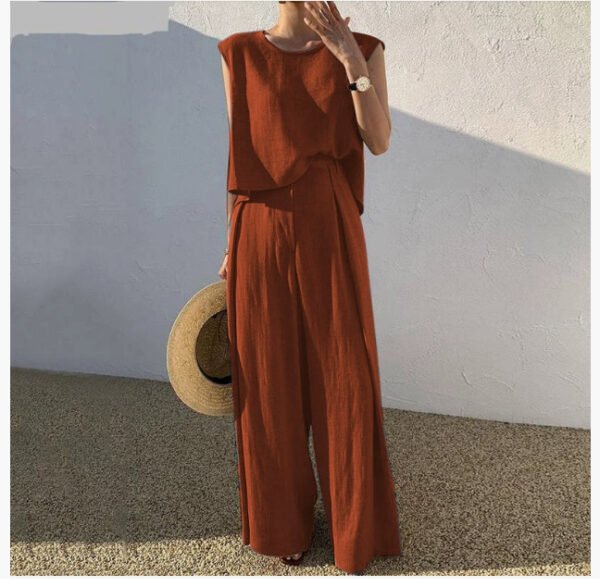 Cotton Two-piece Set - Image 2