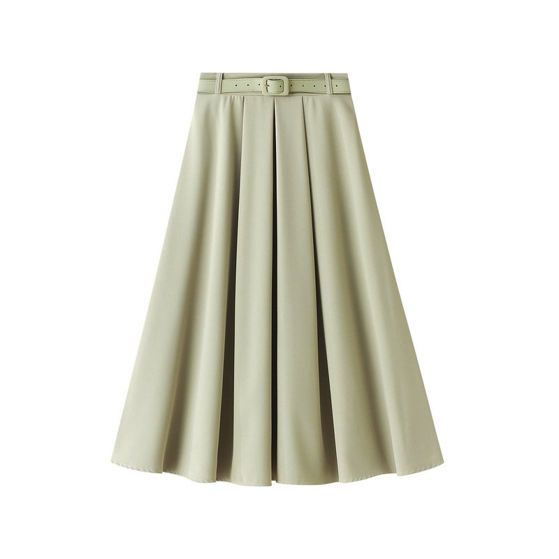Midi Skater A- Line Skirt - Image 6